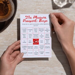 The Pleasure Passport Bingo | Interactive Bingo Experience Card